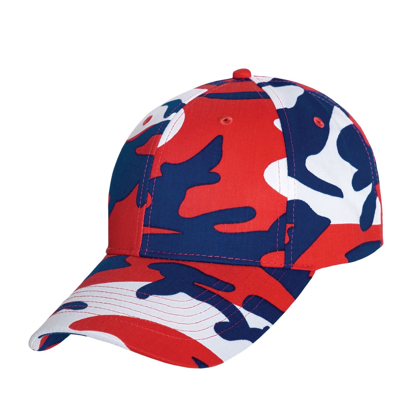 Milspec Color Camo Supreme Low Profile Cap Red White and Blue Camo MilTac Tactical Military Outdoor Gear Australia