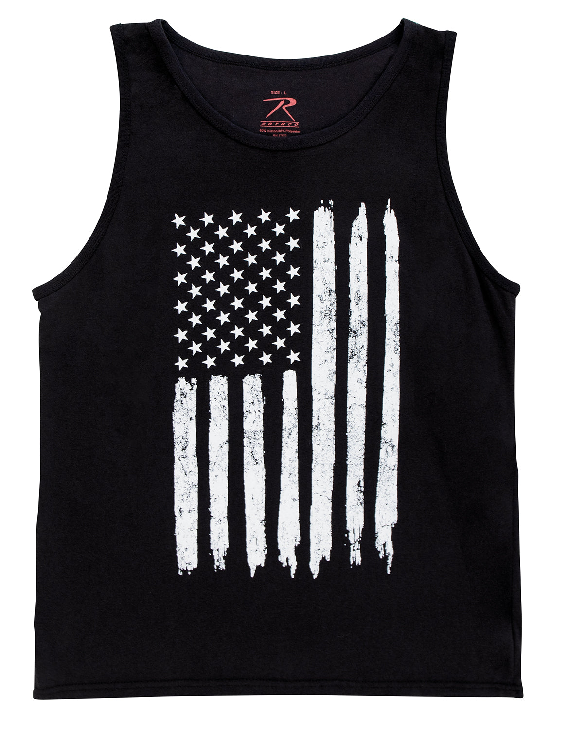 Milspec Distressed U.S. Flag Tank Top Graphic Print T-Shirt MilTac Tactical Military Outdoor Gear Australia