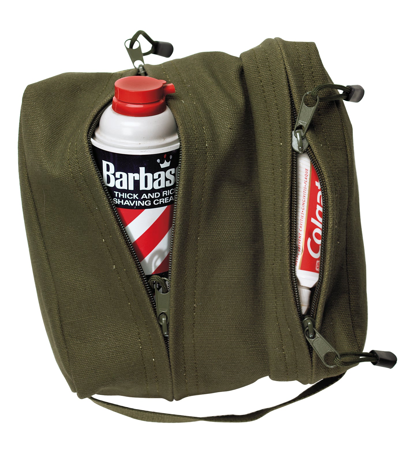 Milspec Canvas Dual Compartment Travel Kit Sneak Previews MilTac Tactical Military Outdoor Gear Australia