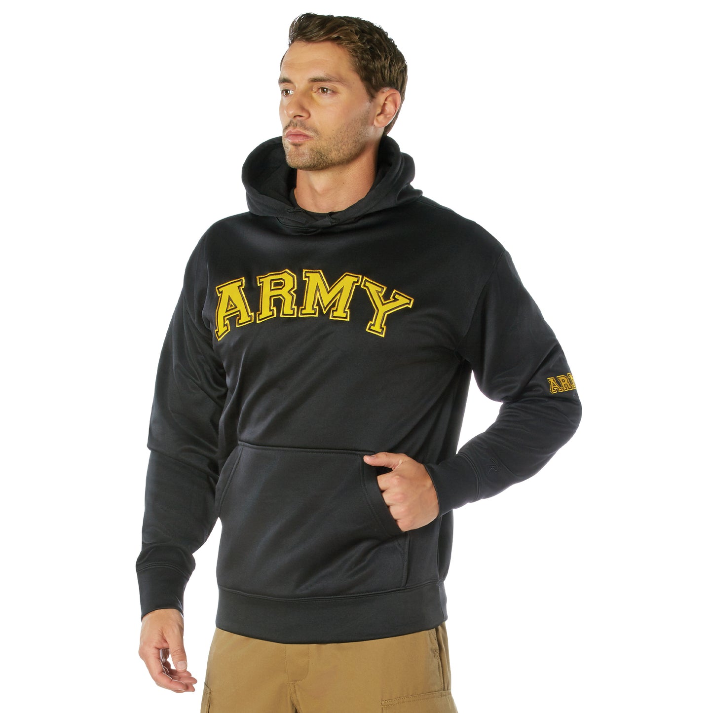 Milspec Army Pullover Hoodie - Black