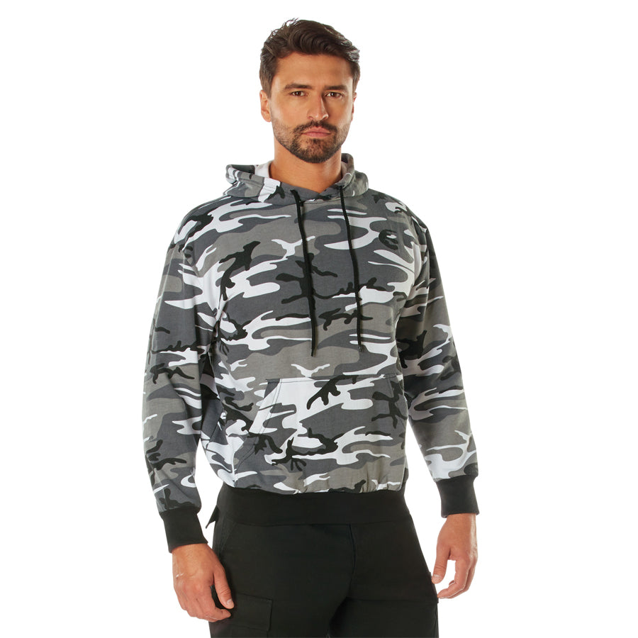 Milspec Camo Pullover Hooded Sweatshirt