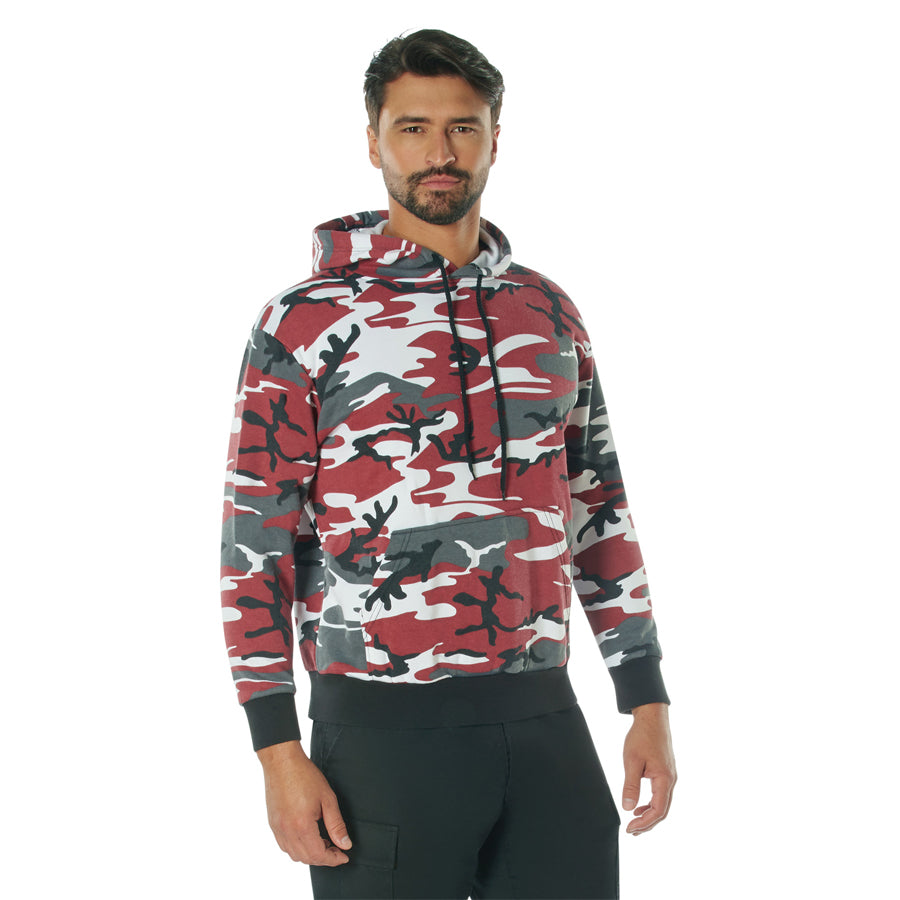 Milspec Camo Pullover Hooded Sweatshirt