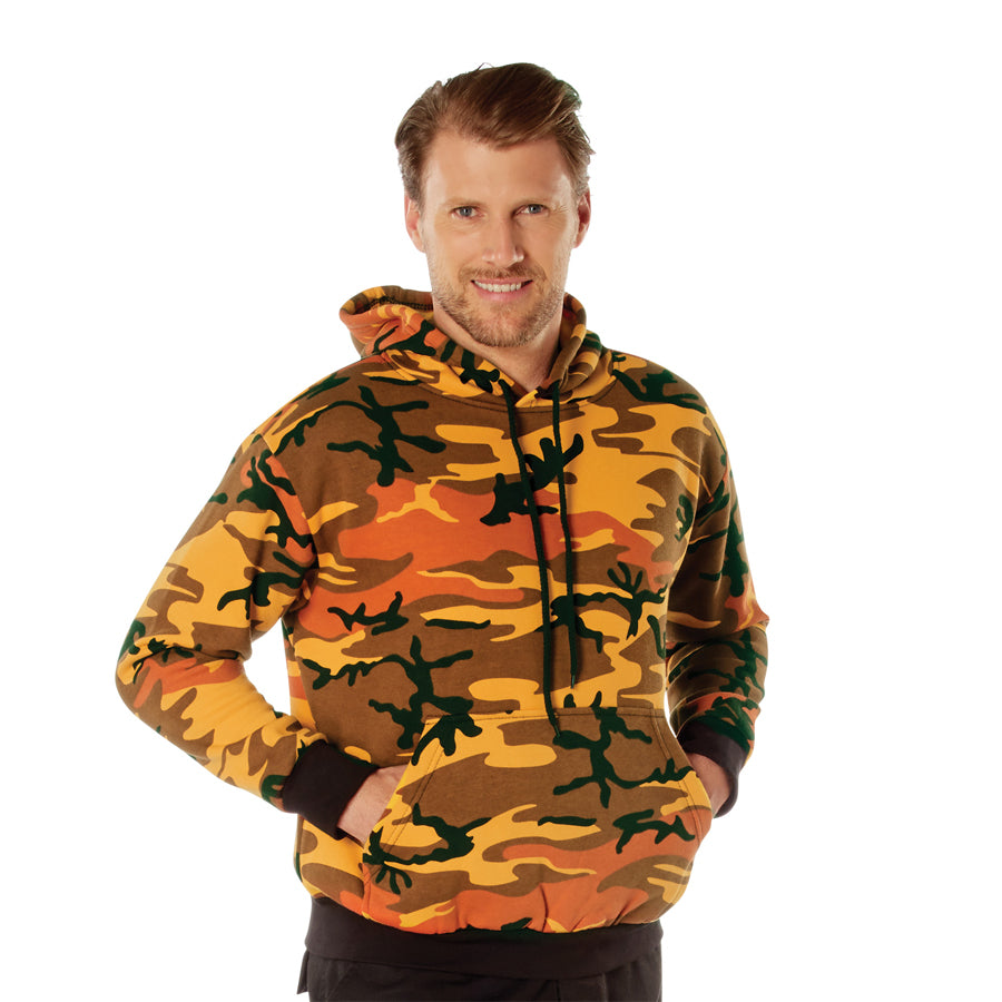 Milspec Camo Pullover Hooded Sweatshirt