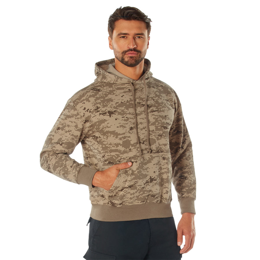 Milspec Camo Pullover Hooded Sweatshirt