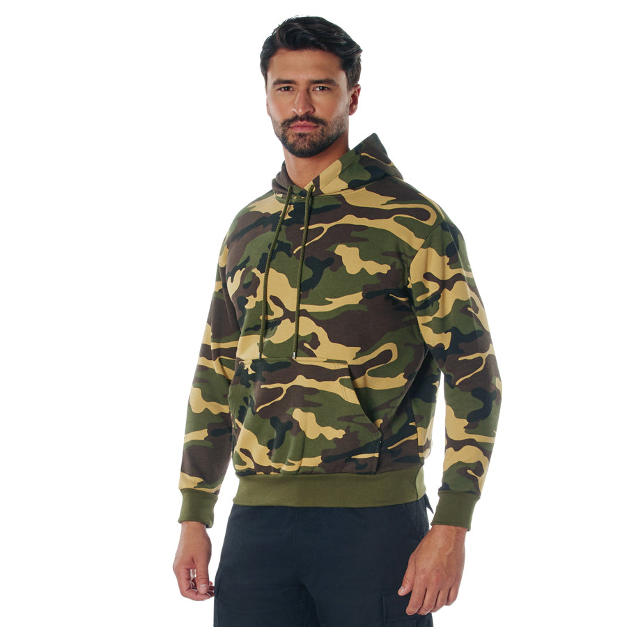 Milspec Camo Pullover Hooded Sweatshirt