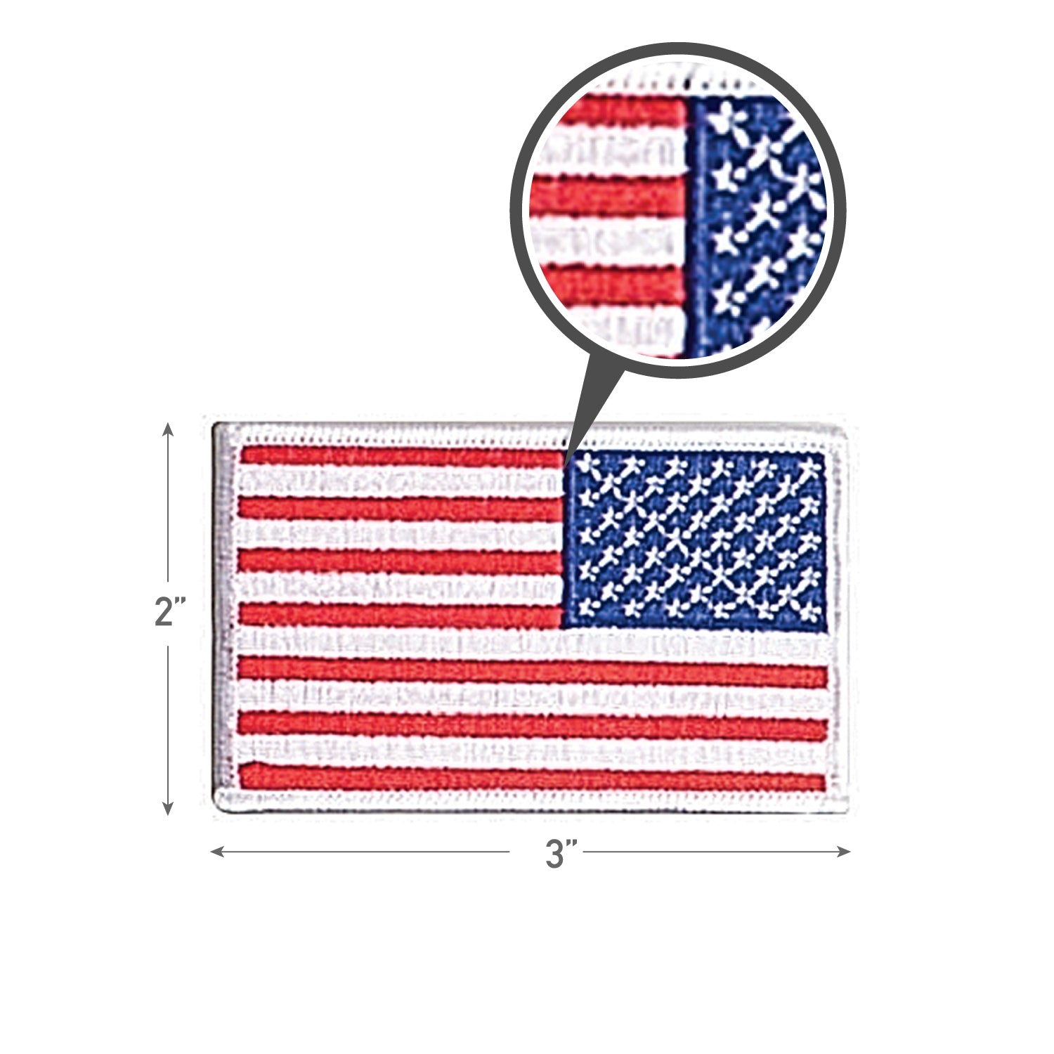 Milspec Iron On / Sew On Embroidered US Flag Patch American Flag Patches MilTac Tactical Military Outdoor Gear Australia
