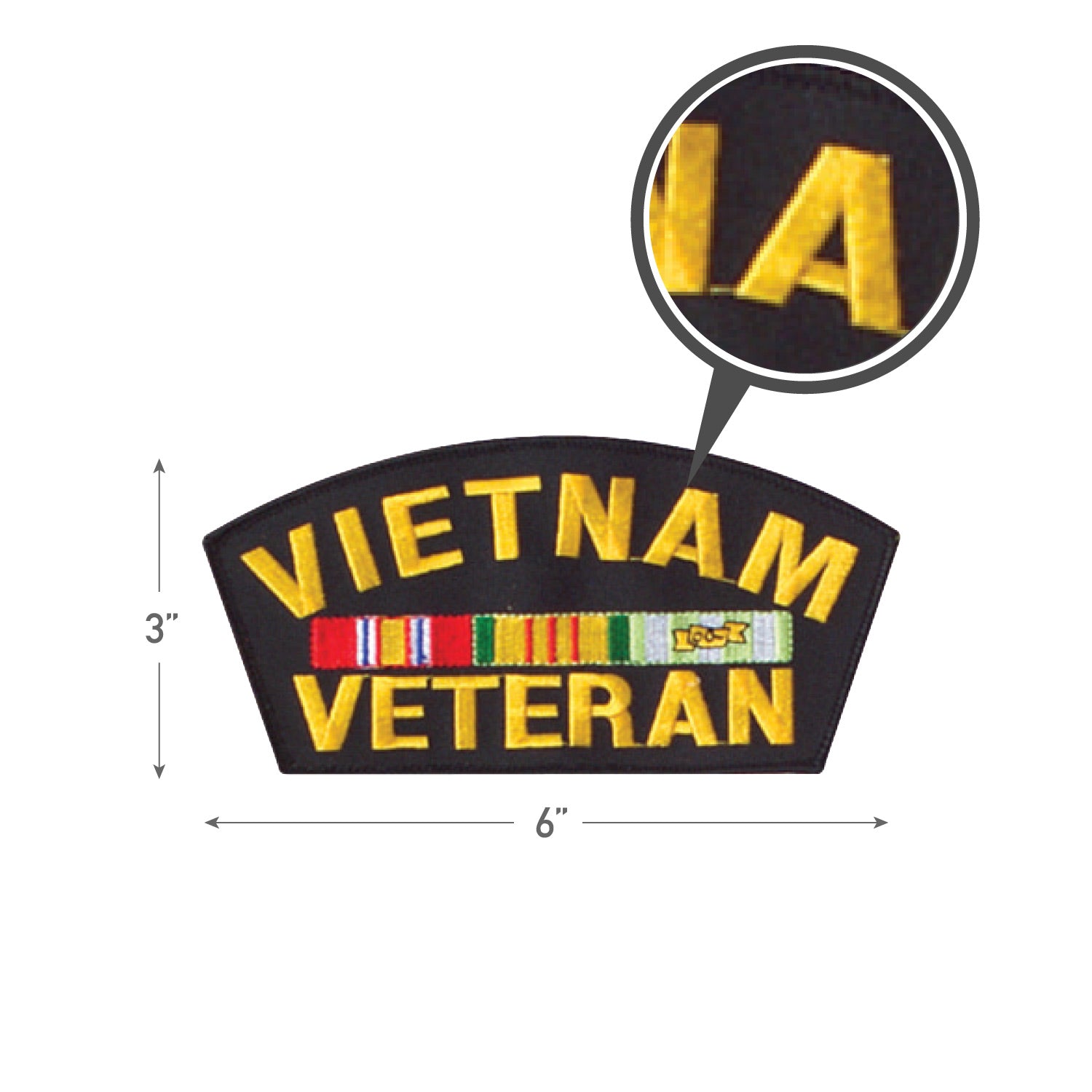 Milspec Vietnam Veteran Patch 6'' Military Patches MilTac Tactical Military Outdoor Gear Australia
