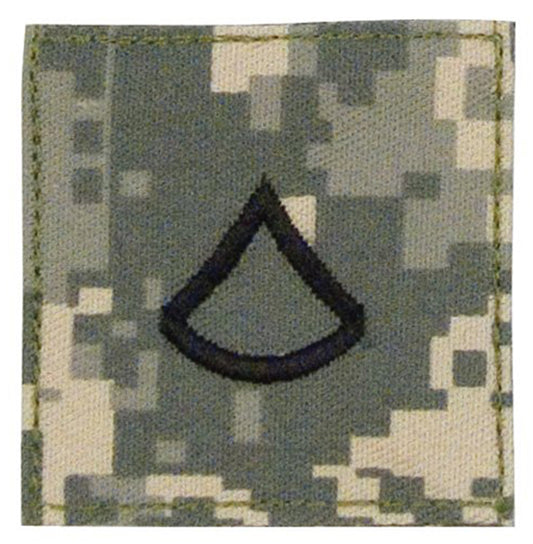 Milspec Official U.S. Made Embroidered Rank Insignia - Private 1st Class Holiday Closeout Deals MilTac Tactical Military Outdoor Gear Australia