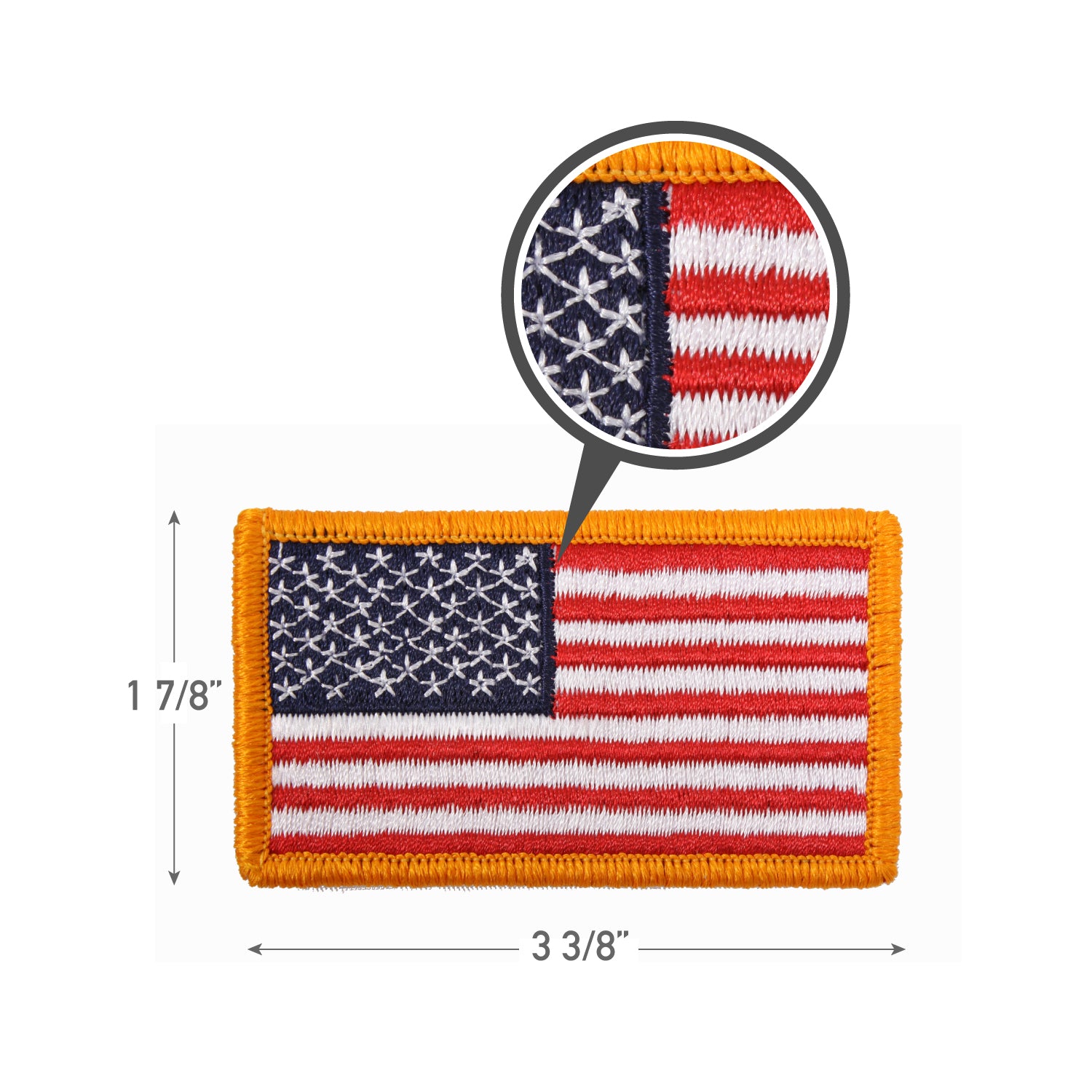 Milspec American Flag Patch - Hook Back American Flag Patches MilTac Tactical Military Outdoor Gear Australia