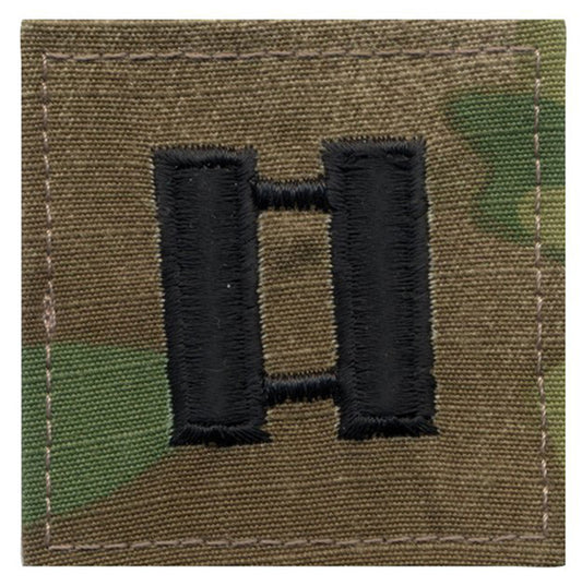 Milspec Official U.S. Made Embroidered Rank Insignia - Captain Insignia Patches & Insignia MilTac Tactical Military Outdoor Gear Australia