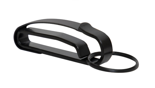 Milspec Steel Belt Key Clip - Black Belt Accessories MilTac Tactical Military Outdoor Gear Australia