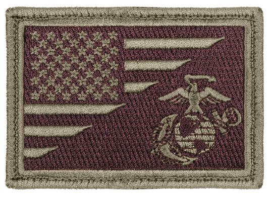 Milspec US Flag / USMC Eagle, Globe and Anchor Morale Patch New Arrivals MilTac Tactical Military Outdoor Gear Australia