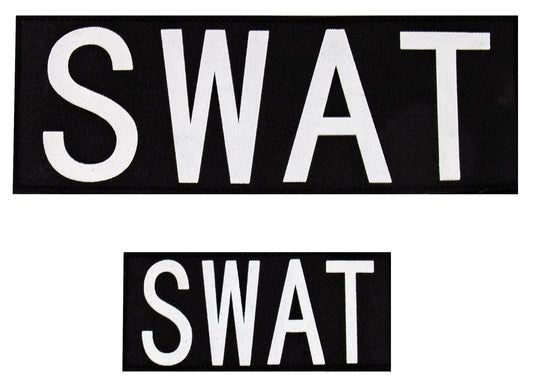 Milspec SWAT Patch With Hook Back Public Safety Patches MilTac Tactical Military Outdoor Gear Australia