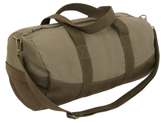 Milspec Two-Tone Canvas Duffle Bag With Brown Bottom Messenger & Shoulder Bags MilTac Tactical Military Outdoor Gear Australia