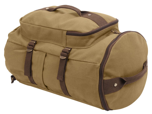 Milspec Convertible Canvas Duffle / Backpack - 19 Inches Backpacks MilTac Tactical Military Outdoor Gear Australia