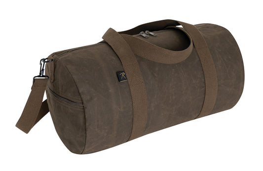 Milspec Waxed Canvas Shoulder Duffle Bag - 19 Inch Canvas Bags MilTac Tactical Military Outdoor Gear Australia