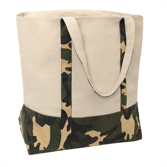 Milspec Large Camo Canvas Tote Bag Canvas Bags MilTac Tactical Military Outdoor Gear Australia