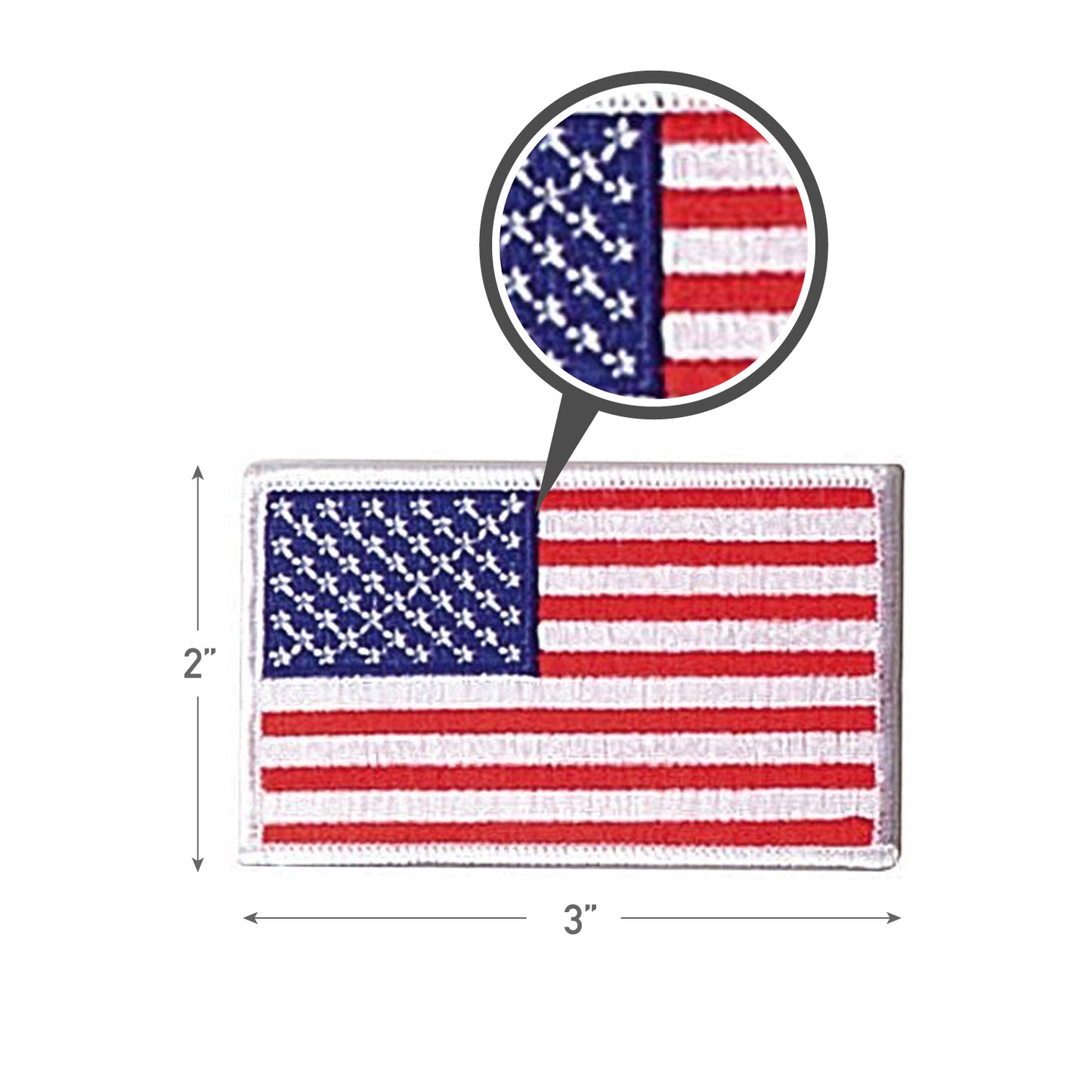 Milspec Iron On / Sew On Embroidered US Flag Patch American Flag Patches MilTac Tactical Military Outdoor Gear Australia