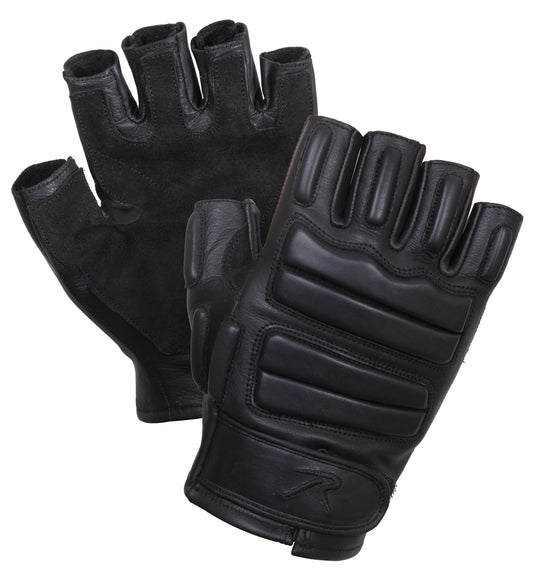 Milspec Fingerless Padded Tactical Gloves Duty Gear MilTac Tactical Military Outdoor Gear Australia