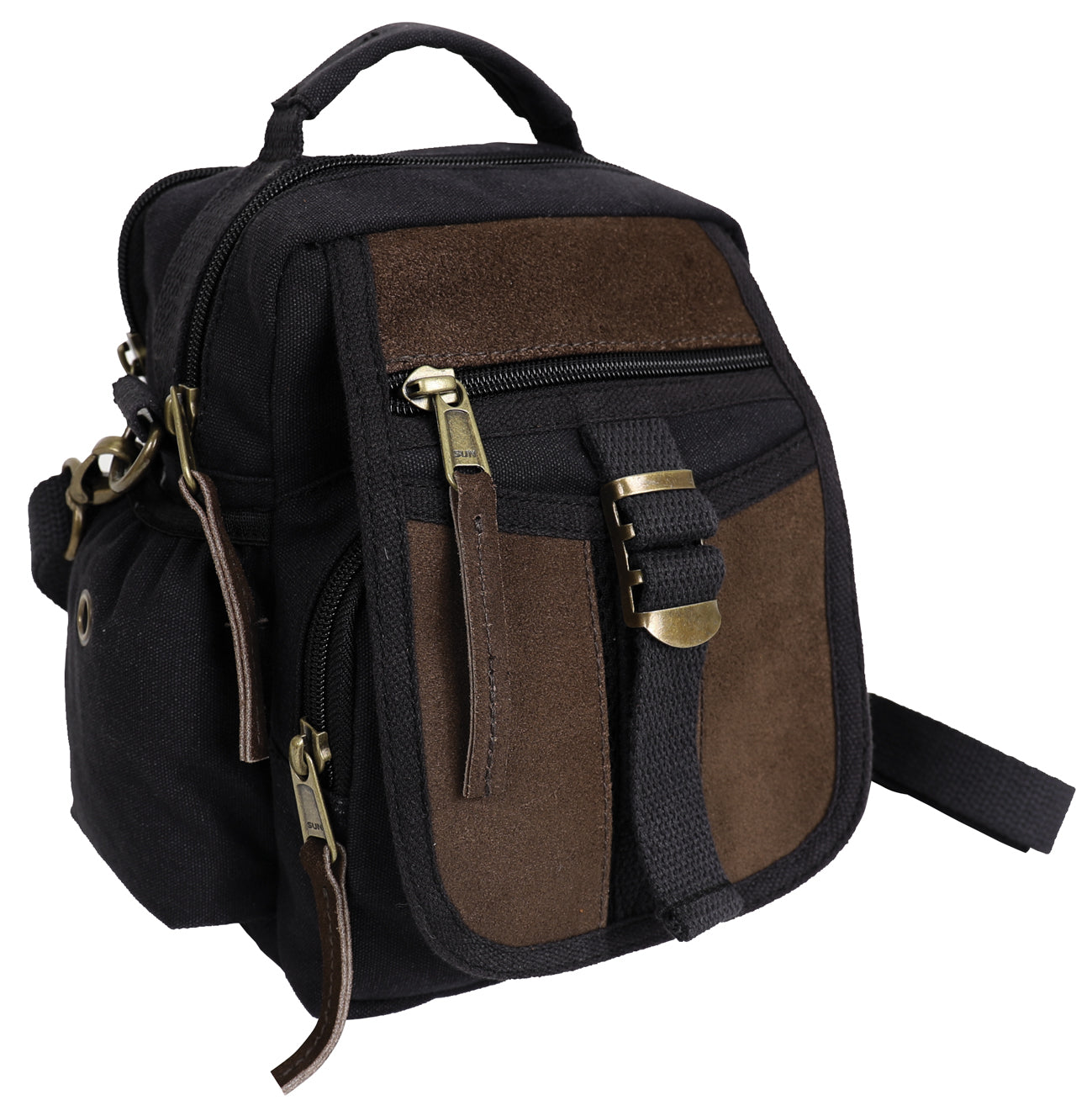Milspec Canvas & Leather Travel Shoulder Bag Gifts For Her MilTac Tactical Military Outdoor Gear Australia