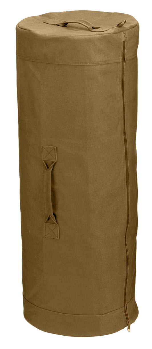 Milspec Canvas Duffle Bag With Side Zipper Canvas Bags MilTac Tactical Military Outdoor Gear Australia