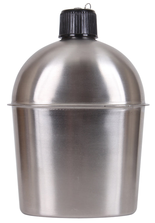 Milspec GI Style Stainless Steel Canteen Canteens & Water Storage MilTac Tactical Military Outdoor Gear Australia