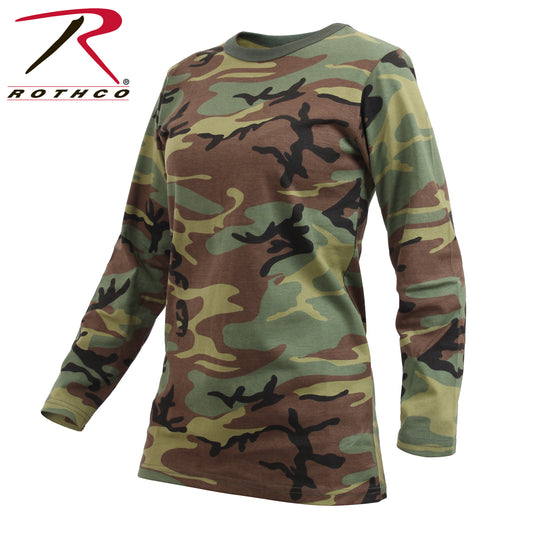 Milspec Womens Long Sleeve Camo T-Shirt Camo T-Shirts MilTac Tactical Military Outdoor Gear Australia