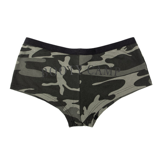Milspec Black Camo "Booty Camp" Booty Shorts Booty Short Collection & Underwear MilTac Tactical Military Outdoor Gear Australia