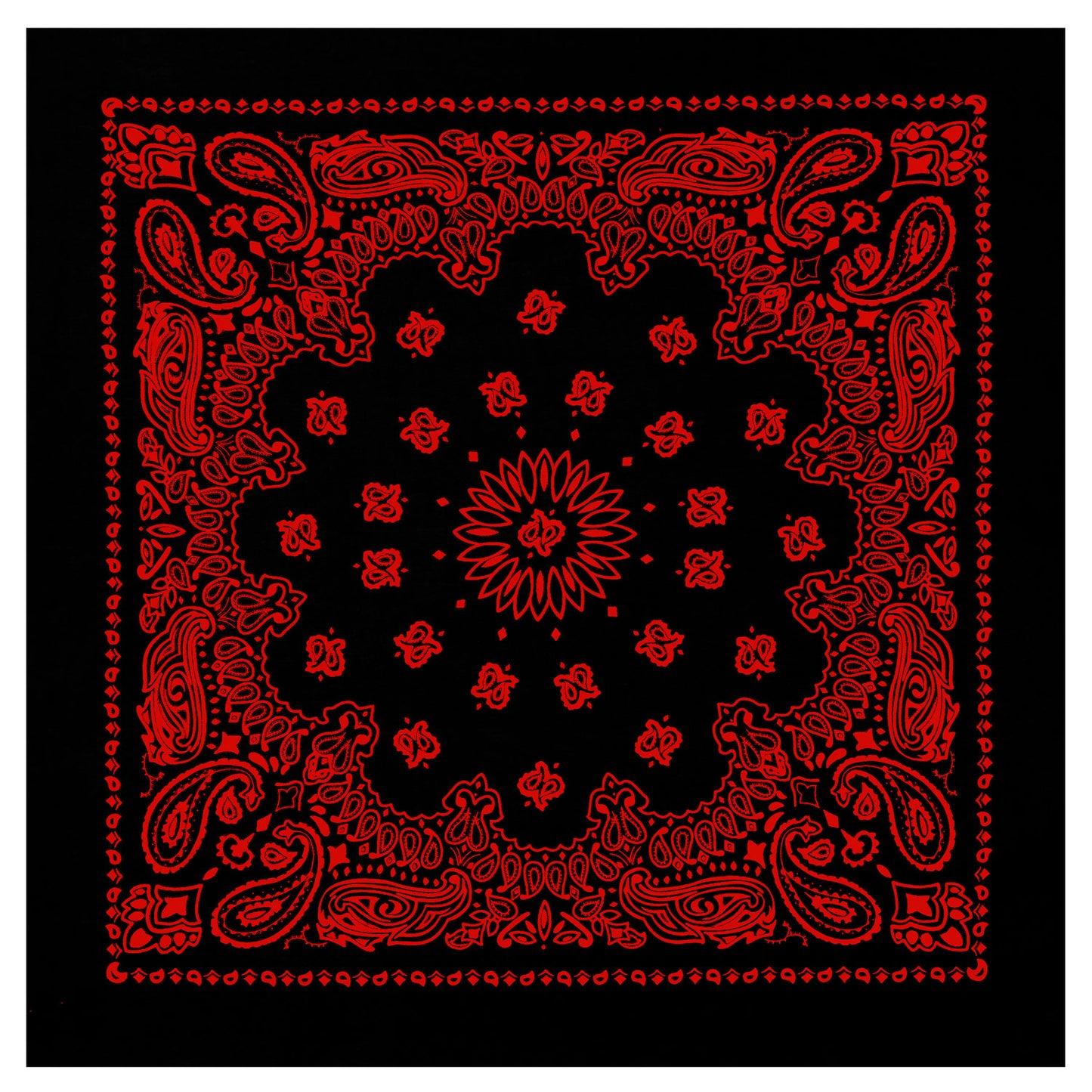 Milspec Trainmen Paisley Bandana - 22" X 22" Bandanas MilTac Tactical Military Outdoor Gear Australia