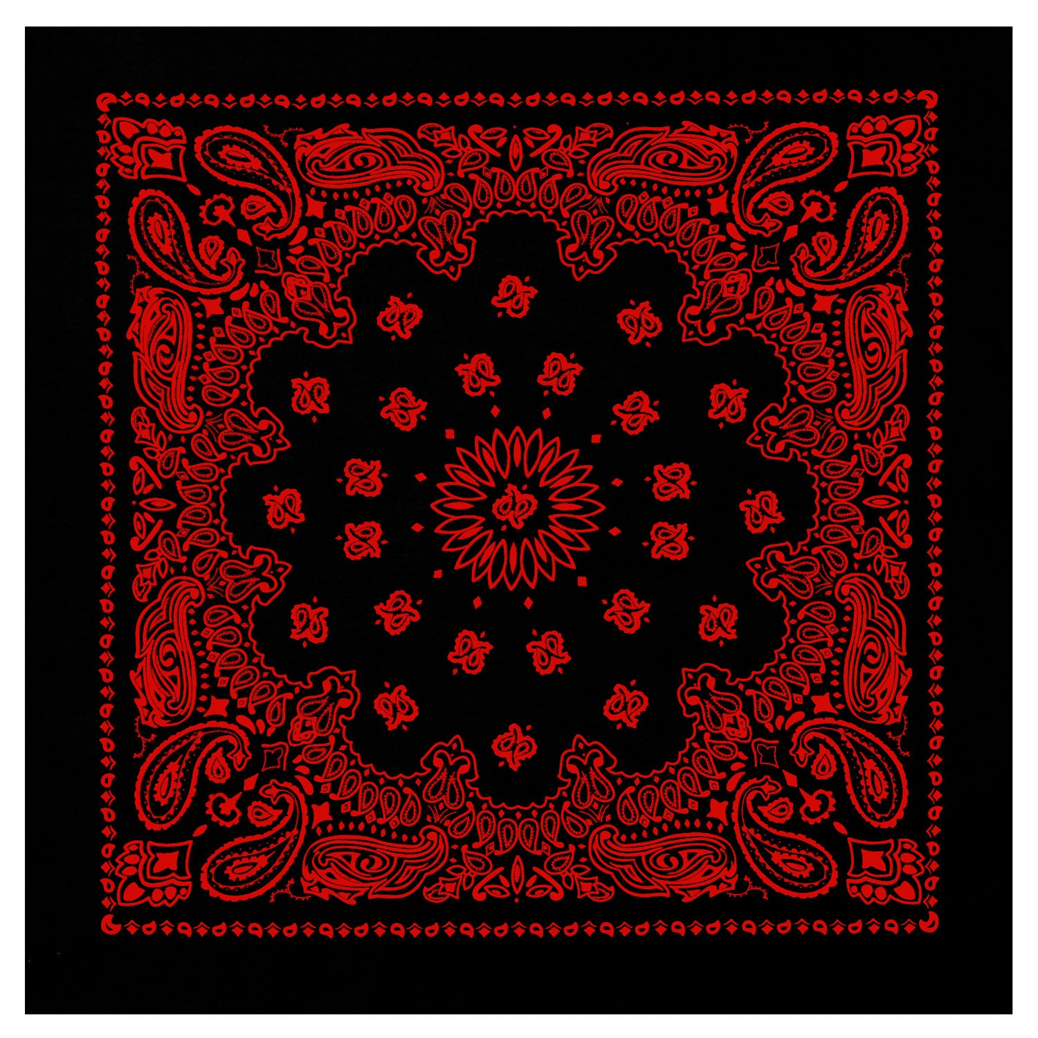 Milspec Trainmen Paisley Bandana - 22" X 22" Bandanas MilTac Tactical Military Outdoor Gear Australia