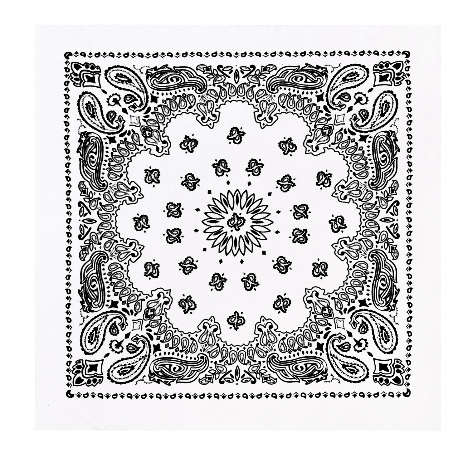 Milspec Trainmen Paisley Bandana - 22" X 22" Bandanas MilTac Tactical Military Outdoor Gear Australia