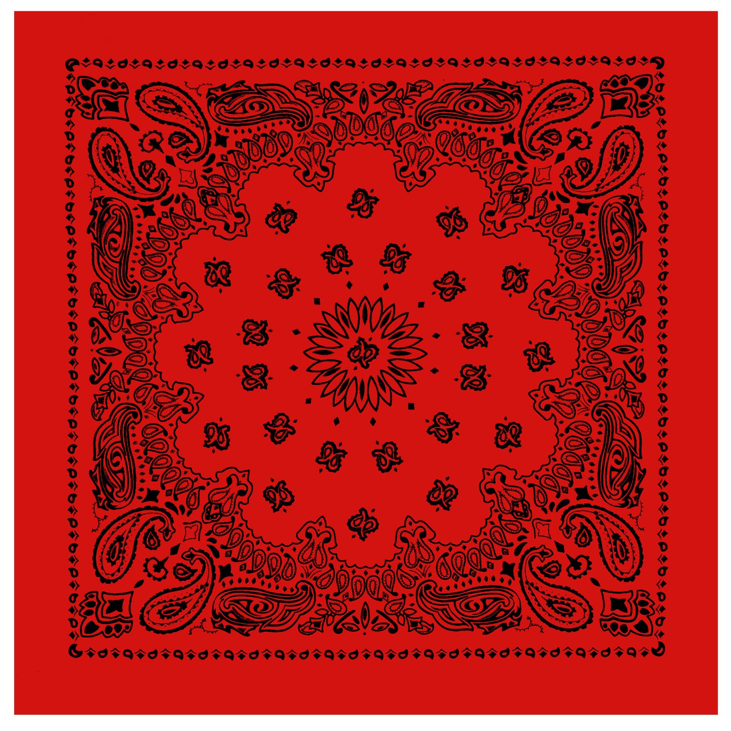 Milspec Trainmen Paisley Bandana - 22" X 22" Bandanas MilTac Tactical Military Outdoor Gear Australia