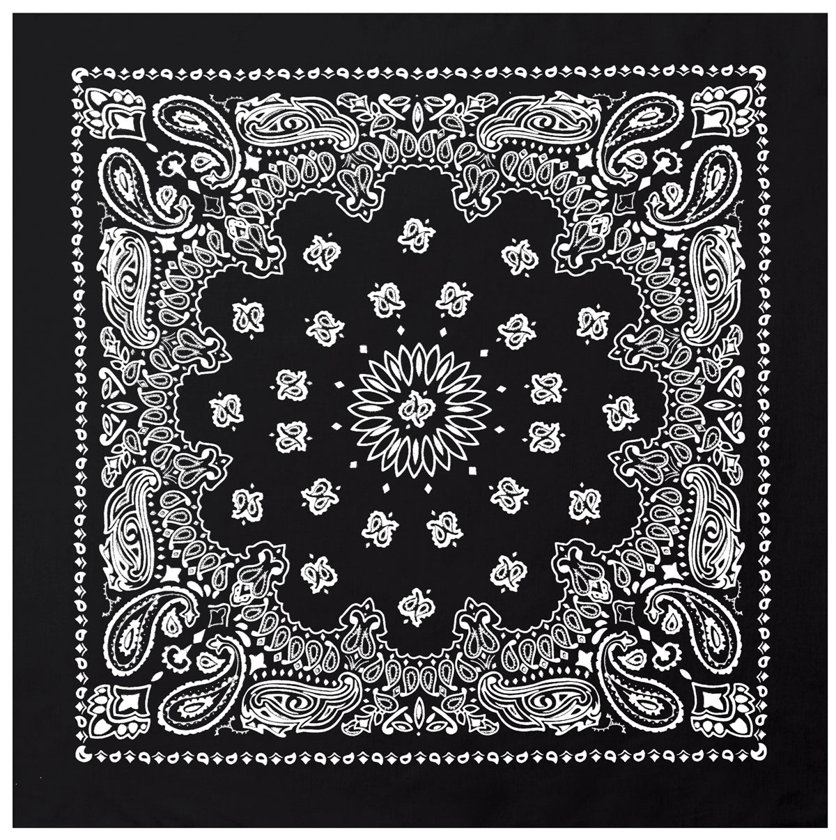 Milspec Trainmen Paisley Bandana – Extra-Large 27” X 27" Face Masks and Protective Headwear MilTac Tactical Military Outdoor Gear Australia