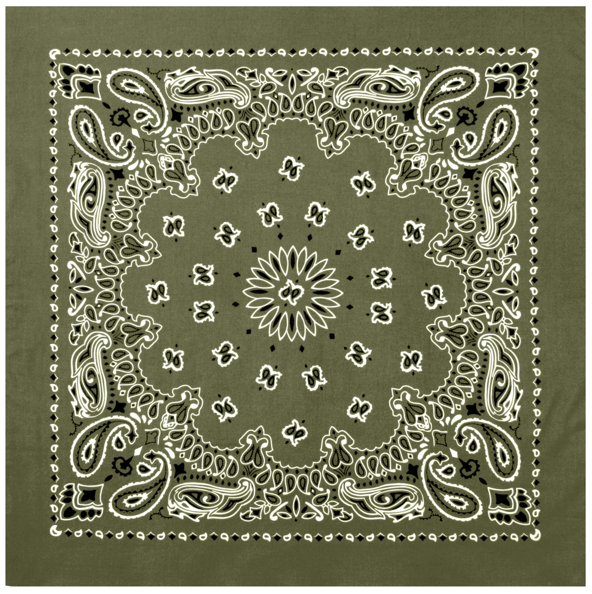 Milspec Trainmen Paisley Bandana – Extra-Large 27” X 27" Face Masks and Protective Headwear MilTac Tactical Military Outdoor Gear Australia