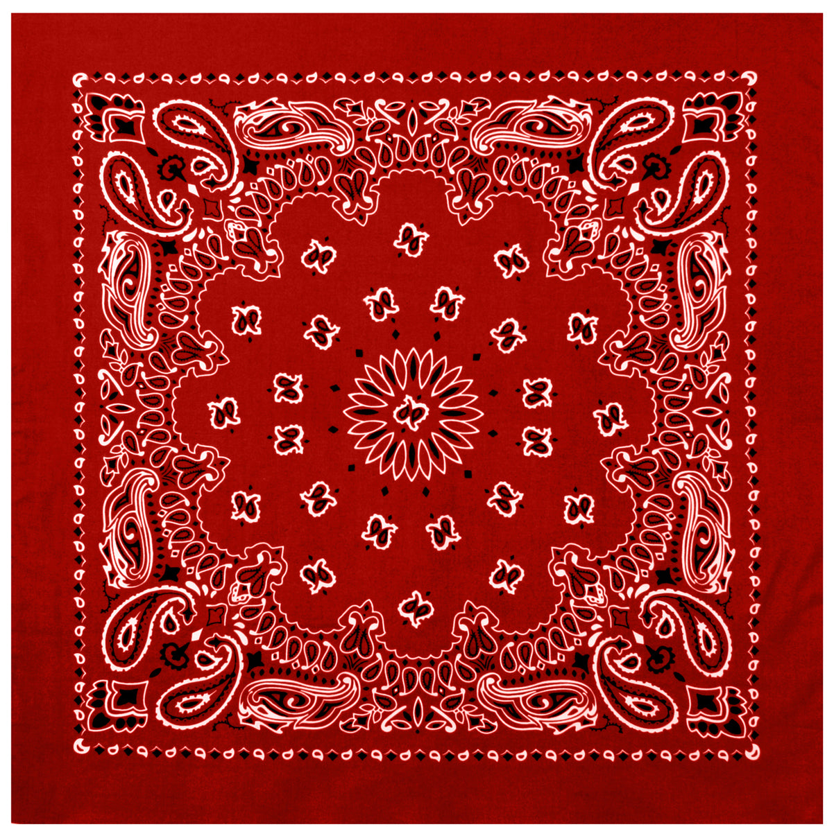 Milspec Trainmen Paisley Bandana – Extra-Large 27” X 27" Face Masks and Protective Headwear MilTac Tactical Military Outdoor Gear Australia