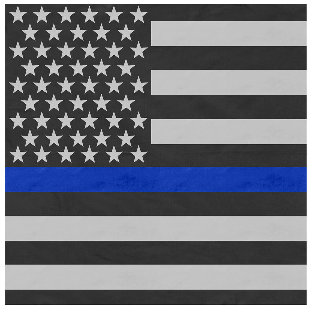 Milspec Thin Blue Line Flag Bandana – MilTac Australia