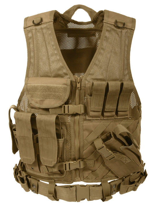 Milspec Cross Draw MOLLE Tactical Vest Tactical Vest MilTac Tactical Military Outdoor Gear Australia