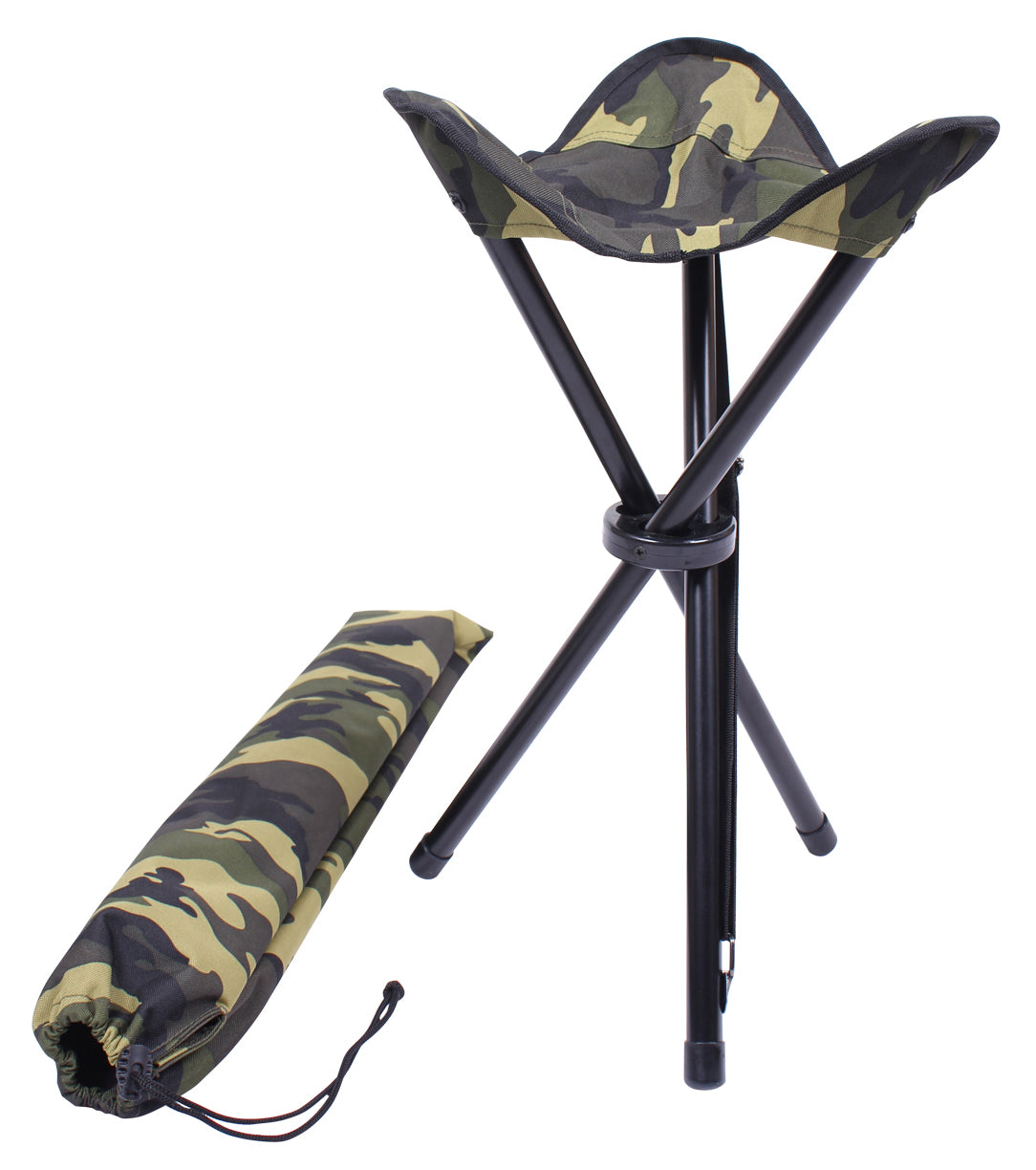 Milspec Collapsible Stool With Carry Strap Camp Stools & Chairs MilTac Tactical Military Outdoor Gear Australia