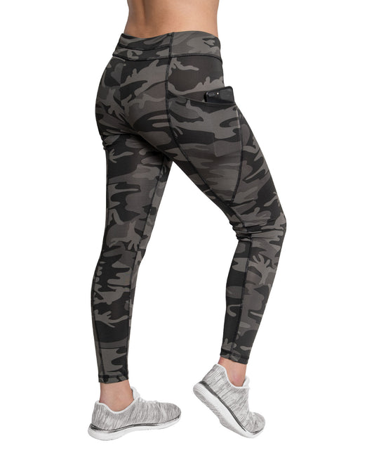 Milspec Womens Workout Performance Camo Leggings With Pockets Performance Bottoms and Leggings MilTac Tactical Military Outdoor Gear Australia