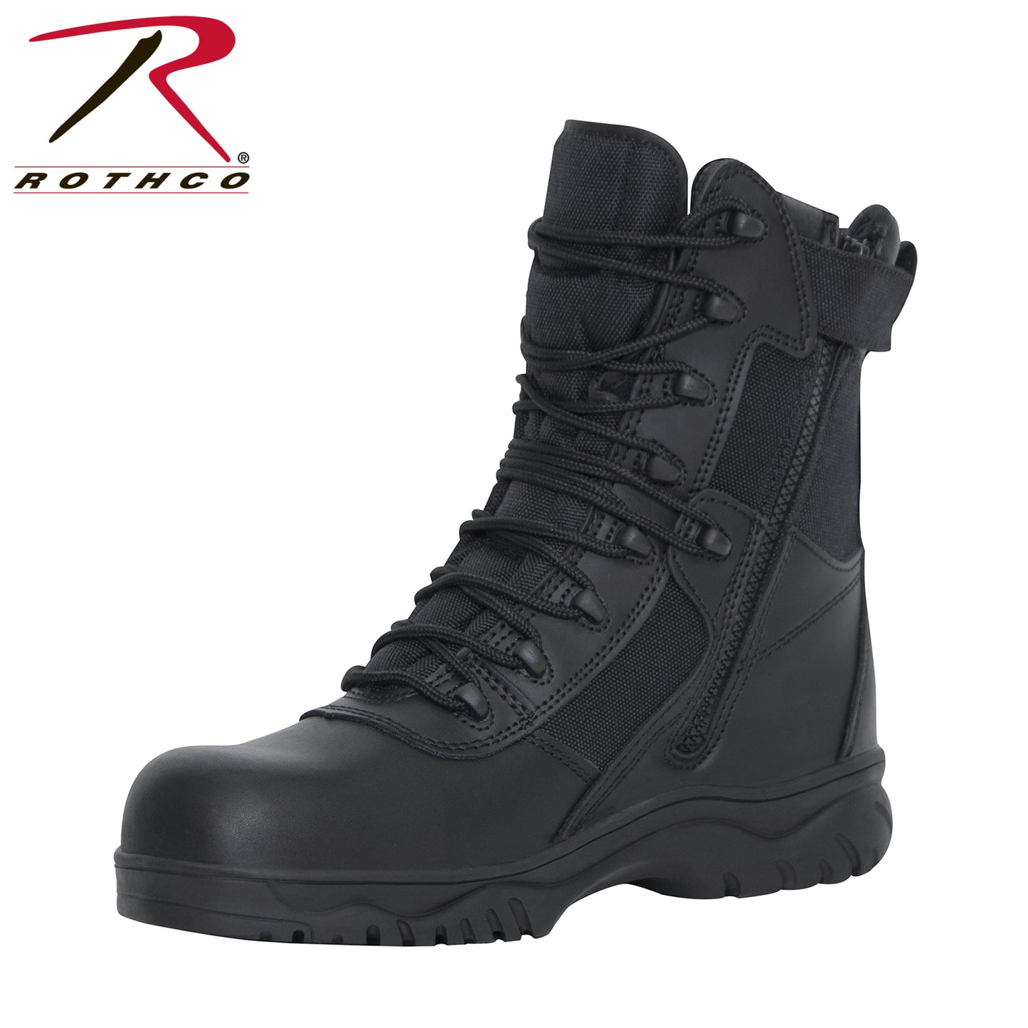 Milspec Forced Entry Tactical Boot With Side Zipper & Composite Toe - 8 Inch New Arrivals MilTac Tactical Military Outdoor Gear Australia