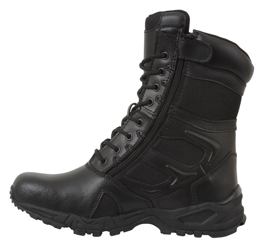 Milspec Forced Entry Deployment Boot With Side Zipper - 8 Inch Military & Tactical Boots MilTac Tactical Military Outdoor Gear Australia