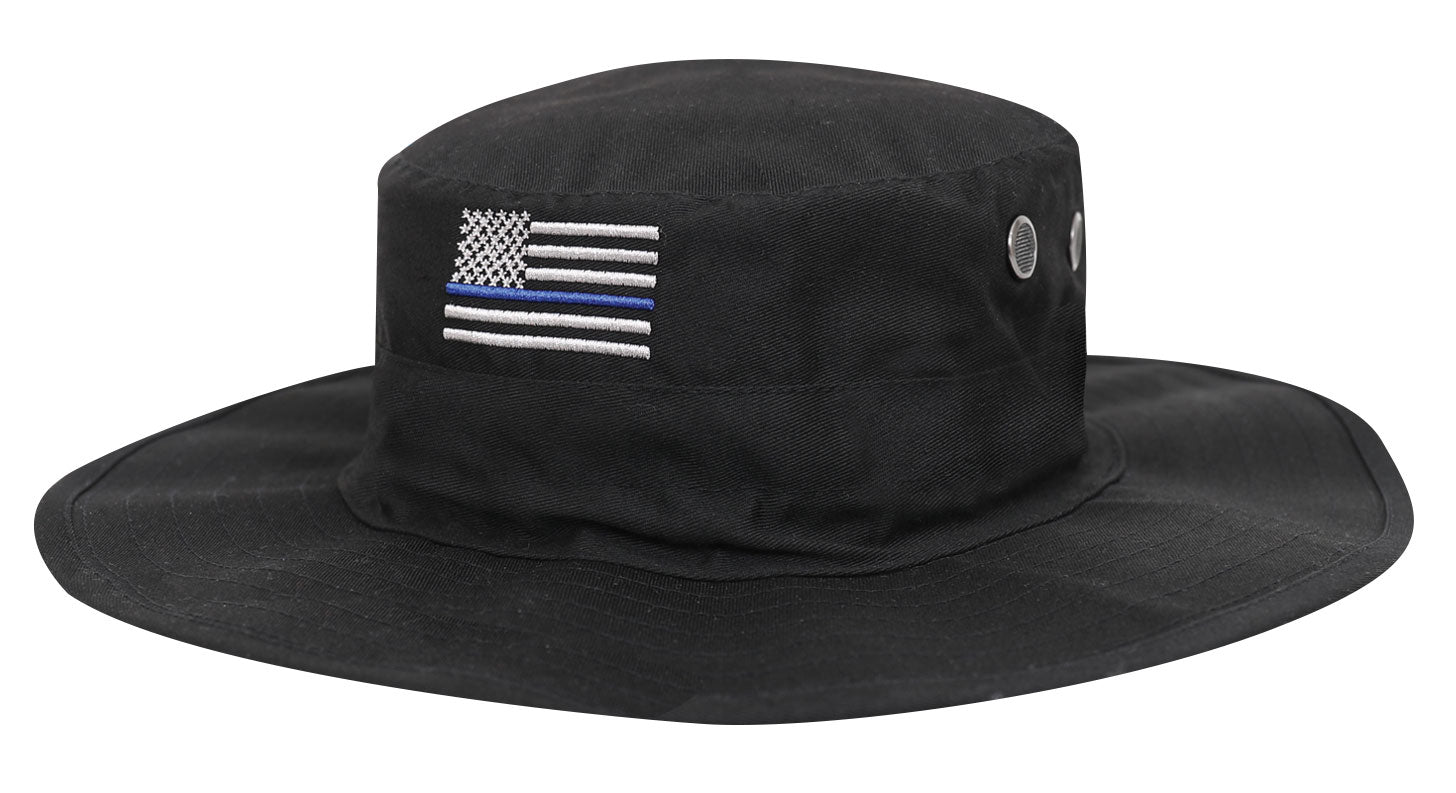 Milspec Thin Blue Line Adjustable Boonie Hat Thin Blue Line MilTac Tactical Military Outdoor Gear Australia