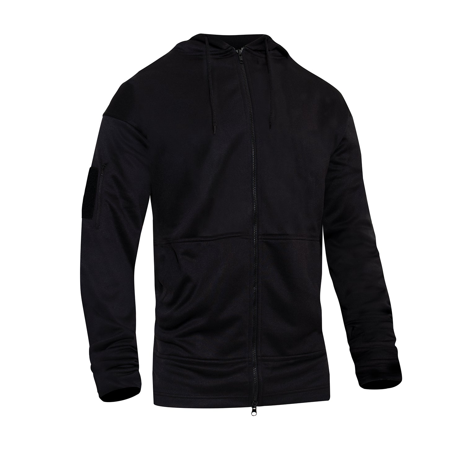 Milspec Concealed Carry Zippered Hoodie - Black Concealed Carry Clothing MilTac Tactical Military Outdoor Gear Australia
