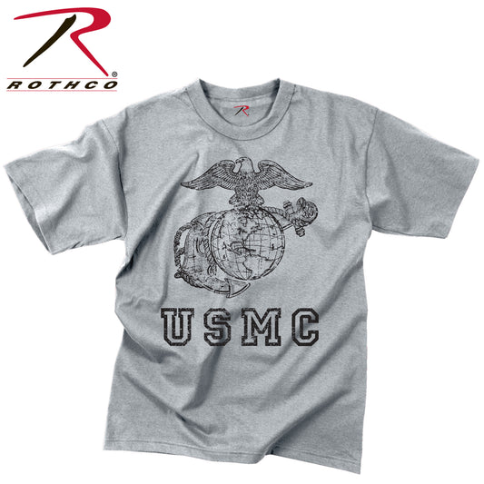 Milspec Vintage USMC Eagle, Globe & Anchor T-Shirt Graphic Print T-Shirt MilTac Tactical Military Outdoor Gear Australia