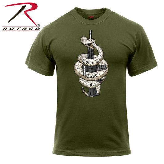 Milspec Come & Take It T-Shirt Graphic Print T-Shirt MilTac Tactical Military Outdoor Gear Australia