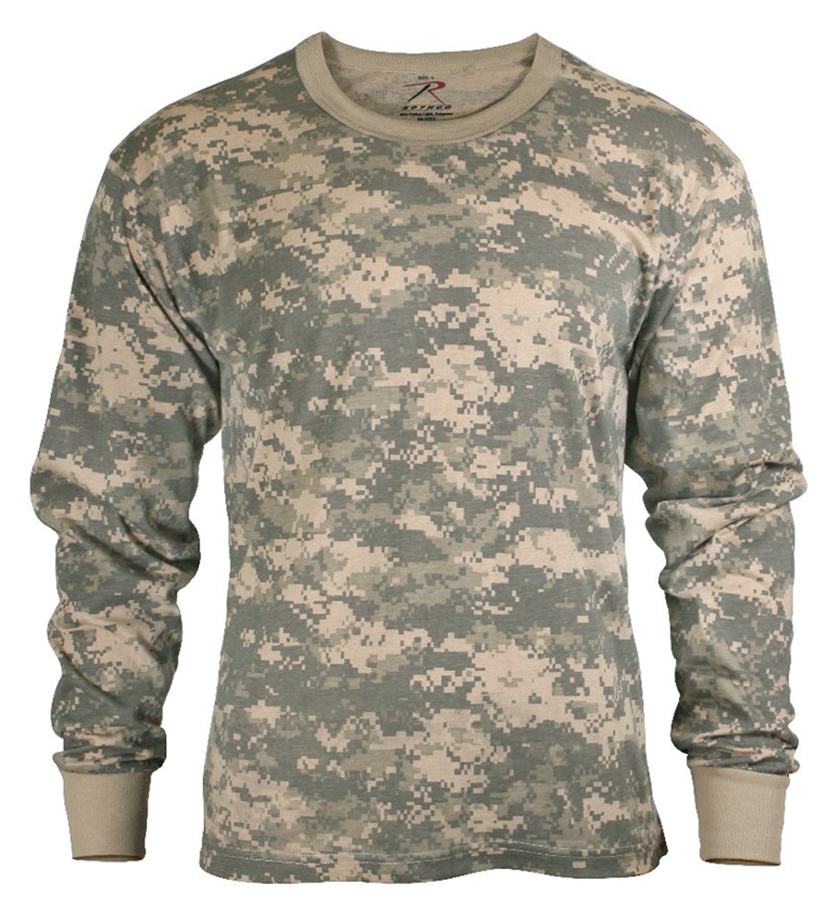 Milspec Long Sleeve Digital Camo T-Shirt Camo T-Shirts MilTac Tactical Military Outdoor Gear Australia