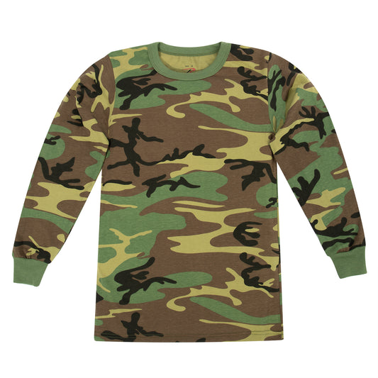Milspec Kids Long Sleeve Camo T-Shirt Camo T-Shirts MilTac Tactical Military Outdoor Gear Australia