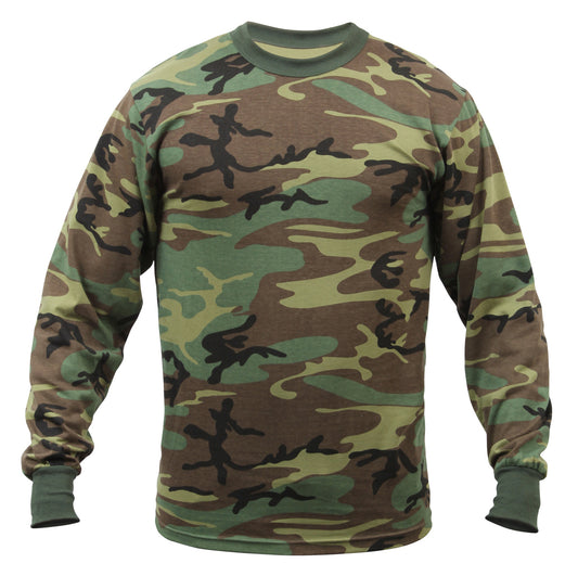 Milspec Long Sleeve Camo T-Shirt Camo T-Shirts MilTac Tactical Military Outdoor Gear Australia