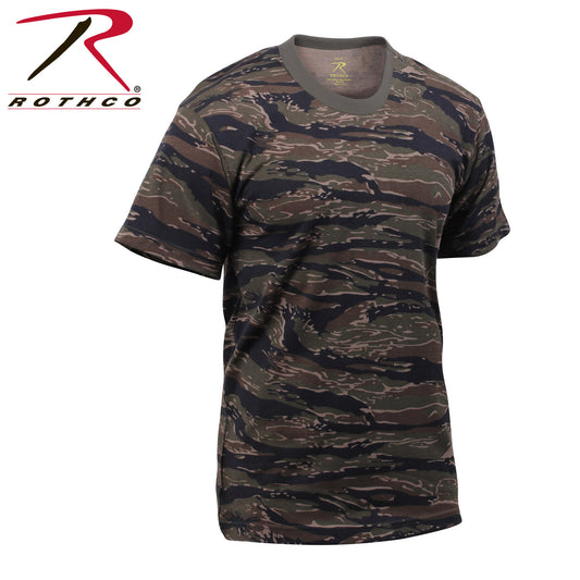 Milspec Tiger Stripe Camo T-Shirts Camo T-Shirts MilTac Tactical Military Outdoor Gear Australia