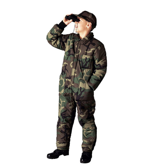 Milspec Kids Insulated Coverall Camo Outerwear MilTac Tactical Military Outdoor Gear Australia